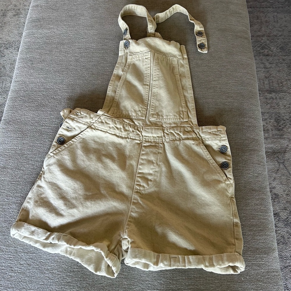 Pilcro Cream Overalls